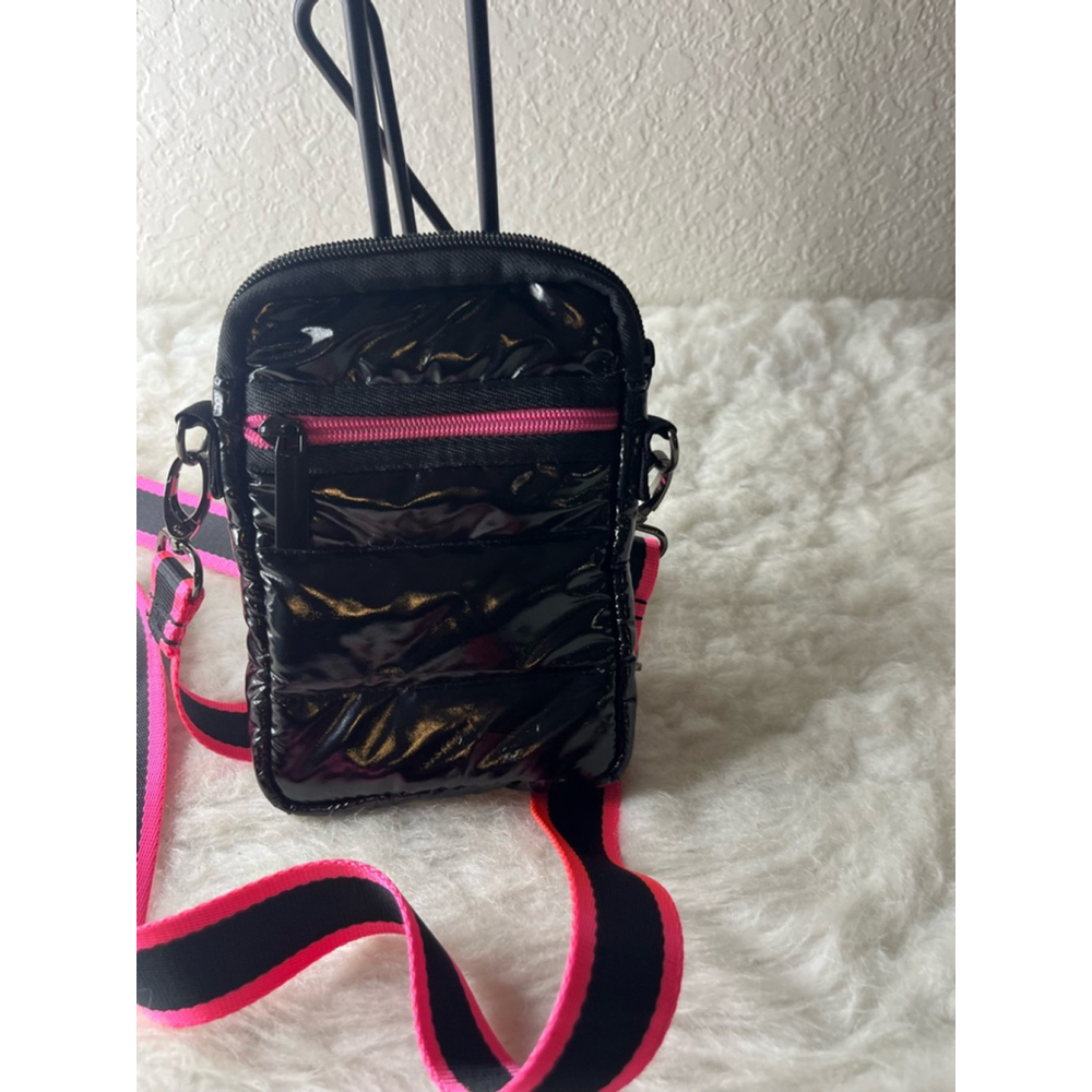 Haute Shore Casey Noir2 Puffer Cell Phone Crossbody Bag Purse